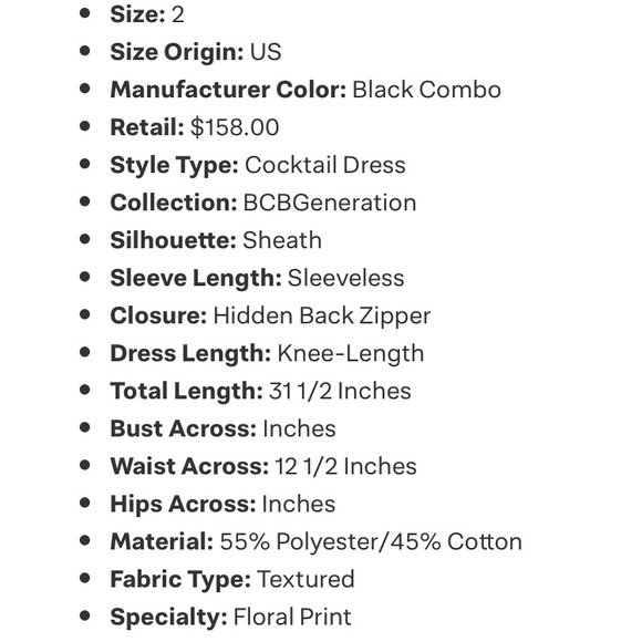 BCBGeneration Textured Illusion Floral Dress - Picture 7 of 7